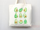 Cute Avocado Tote Bag Avocado Lover Gift Spring Tote Shopper Summer Bag Eco Friendly Bag Reusable Grocery Tote Cute Tote Farmers Market Bag