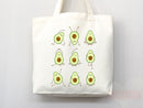 Cute Avocado Tote Bag Avocado Lover Gift Spring Tote Shopper Summer Bag Eco Friendly Bag Reusable Grocery Tote Cute Tote Farmers Market Bag
