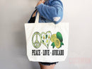 Cute Avocado Tote Bag Avocado Lover Gift Spring Tote Shopper Summer Bag Eco Friendly Bag Reusable Grocery Tote Cute Tote Farmers Market Bag