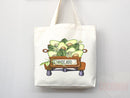 Cute Avocado Tote Bag Avocado Lover Gift Spring Tote Shopper Summer Bag Eco Friendly Bag Reusable Grocery Tote Cute Tote Farmers Market Bag