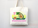 Cute Avocado Tote Bag Gift For Mom Tote Mom Gift Avocado Lover Gift Spring Tote Shopper Summer Bag Eco Friendly Bag Grocery Tote Cute Tote