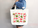 Watermelon Tote Bag Watermelon Lover Gift Spring Tote Shopper Summer Bag Eco Friendly Bag Reusable Grocery Tote Cute Tote Farmers Market Bag