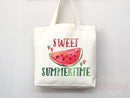 Watermelon Tote Bag Watermelon Lover Gift Spring Tote Shopper Summer Bag Eco Friendly Bag Reusable Grocery Tote Cute Tote Farmers Market Bag