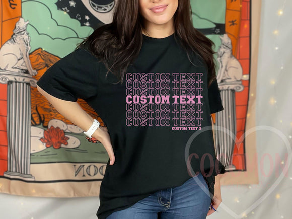 Custom T-Shirt Personalized Gift TShirt Custom Gift for Her Women's Tee Shirt for Women Custom Shirt Personal Custom Tee Shirt Gift For Mom
