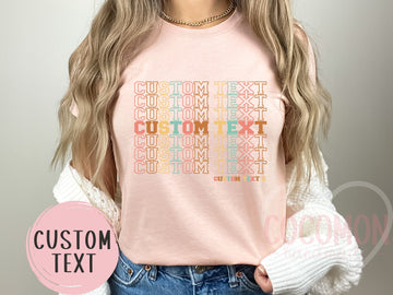 Custom T-Shirt Personalized Gift TShirt Custom Gift for Her Women's Tee Shirt for Women Custom Shirt Personal Custom Tee Shirt Gift For Mom