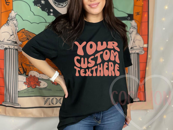 Custom T-Shirt Personalized Gift TShirt Custom Gift for Her Women's Tee Shirt for Women Custom Shirt Personal Custom Tee Shirt Gift For Mom