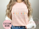 Custom Name T-Shirt Personalized Gift TShirt Custom Gift for Her Women's Tee Shirt for Women Custom Shirt Personal Custom Tee Shirt For Mom