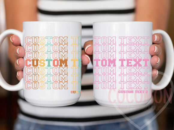 Custom Mug Cup Gift for Her Personalized Mug Coffee Lover Gift For Mom Custom Gift Mugs Personal Customable Mug Birthday Gift Mug Coffee Cup