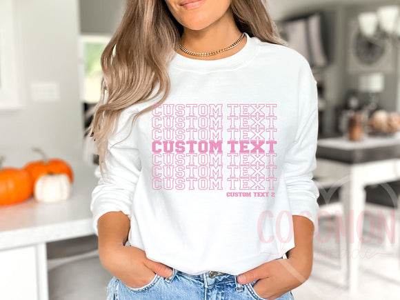 Custom Sweatshirt Gift For Her Custom Sweater Sweatshirt Personalized Gift Sweater Sweat Shirt Crewneck Sweater Customed Sweat Gift for Mom