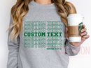 Custom Sweatshirt Gift For Her Custom Sweater Sweatshirt Personalized Gift Sweater Sweat Shirt Crewneck Sweater Customed Sweat Gift for Mom