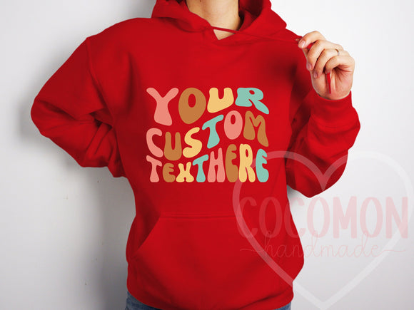 Custom Hoodie Sweatshirt For Her Gift Personalized Hoody Sweatshirt Gift Custom Hoodie For Mom Gift Hoodie Sweater Custom Gift Custom Hoody
