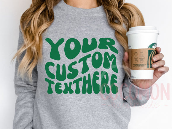 Custom Sweatshirt Gift For Her Custom Sweater Sweatshirt Personalized Gift Sweater Sweat Shirt Crewneck Sweater Customed Sweat Gift for Mom