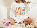 Custom Long Sleeve Shirt Personalized Long Sleeve Shirt for Womens Long-Sleeved Shirt Custom Gift For Her Long Sleeve Tshirt Custom Mom Gift