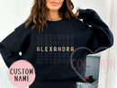 Custom Name Sweatshirt Gift For Her Custom Sweater Sweatshirt Personalized Gift Sweater Sweat Shirt Crewneck Customed Sweat Gift for Mom