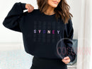 Custom Name Sweatshirt Gift For Her Custom Sweater Sweatshirt Personalized Gift Sweater Sweat Shirt Crewneck Customed Sweat Gift for Mom