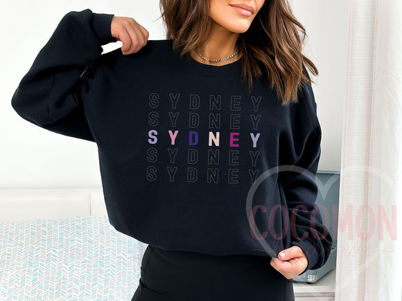 Custom Name Sweatshirt Gift For Her Custom Sweater Sweatshirt Personalized Gift Sweater Sweat Shirt Crewneck Customed Sweat Gift for Mom