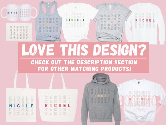 Custom Name Sweatshirt Gift For Her Custom Sweater Sweatshirt Personalized Gift Sweater Sweat Shirt Crewneck Customed Sweat Gift for Mom