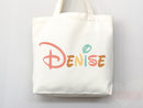 Personalized Name Bag Custom Name Tote Bag Custom Gift Bridesmaids Bag Gift Tote Shopper Women Bag Customized Name Personalized Gift For Her