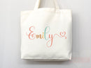 Personalized Name Bag Custom Name Tote Bag Custom Gift Bridesmaids Bag Gift Tote Shopper Women Bag Customized Name Personalized Gift For Her