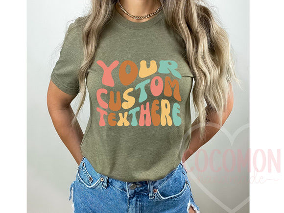 Custom T-Shirt Personalized Gift TShirt Custom Gift for Her Women's Tee Shirt for Women Custom Shirt Personal Custom Tee Shirt Gift For Mom