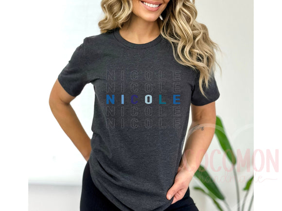 Custom Name T-Shirt Personalized Gift TShirt Custom Gift for Her Women's Tee Shirt for Women Custom Shirt Personal Custom Tee Shirt For Mom