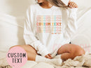 Custom Long Sleeve Shirt Personalized Long Sleeve Shirt for Womens Long-Sleeved Shirt Custom Gift For Her Long Sleeve Tshirt Custom Mom Gift