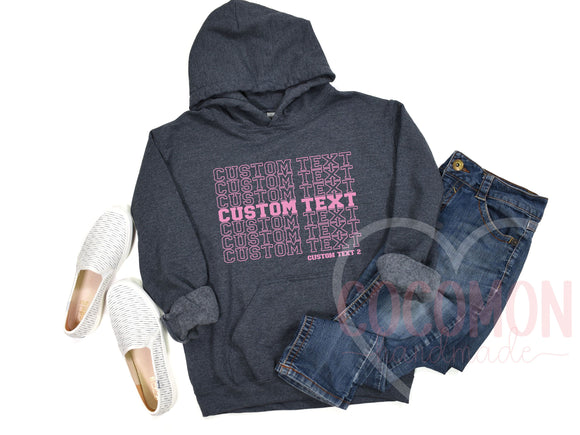 Custom Hoodie Sweatshirt For Her Gift Personalized Hoody Sweatshirt Gift Custom Hoodie For Mom Gift Hoodie Sweater Custom Gift Custom Hoody