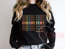 Custom Sweatshirt Gift For Her Custom Sweater Sweatshirt Personalized Gift Sweater Sweat Shirt Crewneck Sweater Customed Sweat Gift for Mom