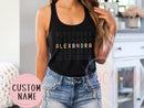 Custom Name Tank Top for Women Personalized Gift for Her Custom Tanktop Shirt Customed Tank Shirt for Womens Tanktop Custom Gift for Mom