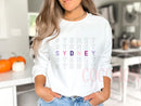 Custom Name Sweatshirt Gift For Her Custom Sweater Sweatshirt Personalized Gift Sweater Sweat Shirt Crewneck Customed Sweat Gift for Mom