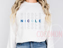 Custom Name Sweatshirt Gift For Her Custom Sweater Sweatshirt Personalized Gift Sweater Sweat Shirt Crewneck Customed Sweat Gift for Mom