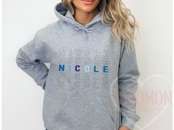 Custom Name Hoodie Sweatshirt For Her Gift Personalized Hoody Sweatshirt Gift Custom Hoodie For Mom Gift Hoodie Sweater Custom Gift Hoody