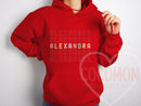 Custom Name Hoodie Sweatshirt For Her Gift Personalized Hoody Sweatshirt Gift Custom Hoodie For Mom Gift Hoodie Sweater Custom Gift Hoody