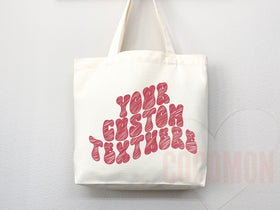Personalized Bag Tote Thank You Bag Custom Tote Shopper Thank You Bag Custom Gift For Her Personalized Gift For Her Reusable Bag Grocery Bag