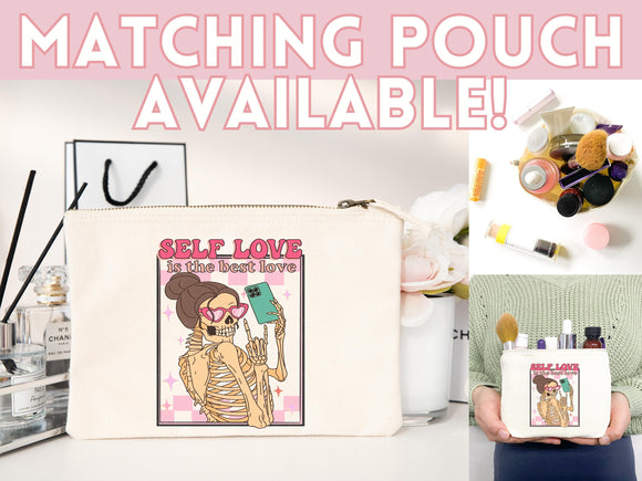 Love Bag Funny Canvas Tote Self Love Tote Bag Valentine Bag Everyday Tote Eco Friendly Bag Aesthetic Bag Shopper Bag Reusable Grocery Bag