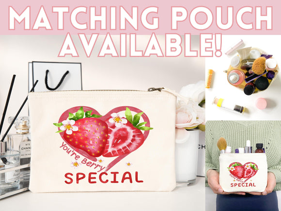 Strawberry Tote Bag Strawberry Lover Gift Spring Tote Shopper Summer Bag Eco Friendly Bag Reusable Grocery Tote Cute Tote Farmers Market Bag