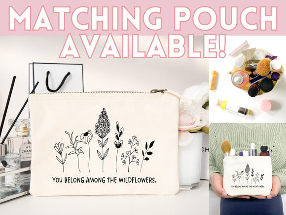 Floral Tote Bag flower tote canvas wildflower bag eco friendly bag aesthetic tote bag reusable bag gift for plant lover tote flower bag cute