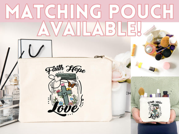 Faith Tote Bag Christian Tote Bag Canvas Gift Religious Gift Scripture Gift Bible Verse Christian Girl Gift Church Gift School Tote Shopper