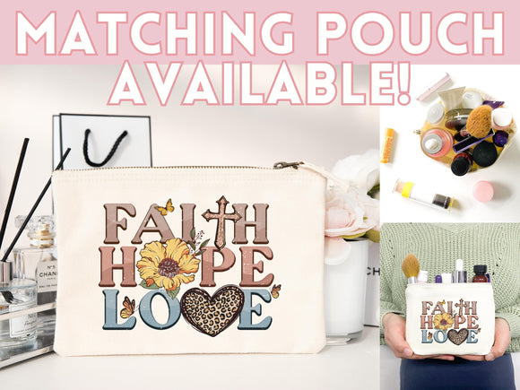 Faith Tote Bag Christian Tote Bag Canvas Gift Religious Gift Scripture Gift Bible Verse Christian Girl Gift Church Gift School Tote Shopper