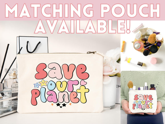 Create A Kinder Planet Tote Bag Canvas Women Tote For Her Cute Tote Bag Reusable Bag Grocery Tote Shopper Everyday Tote Bag Eco Friendly Bag