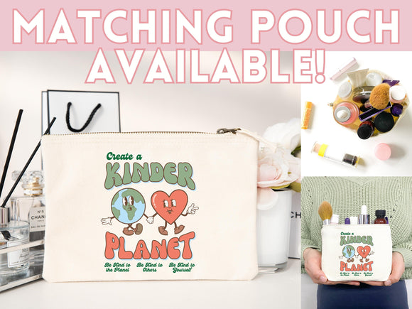 Eco friendly bag, Kinder Planet Bag, reusable bag, thank you bag, Grocery bag,grocery tote,aesthetic tote bag,everyday bag, school tote bag