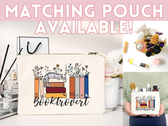 Booktrovert Tote Bag, Book Lovers Tote, Gift for Book Lover, Gift For Bookworms, Gift For Teachers, Readers' Tote,Library Tote,aesthetic bag