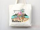 Beach Tote Bag Beach Bag Gift Bridesmaid Beach Summer Spring Tote Shopper Bag Eco Friendly Bag Reusable Grocery Tote Cute Tote School Bag