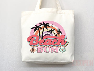 Beach Tote Bag Beach Bag Gift Bridesmaid Beach Summer Spring Tote Shopper Bag Eco Friendly Bag Reusable Grocery Tote Cute Tote School Bag