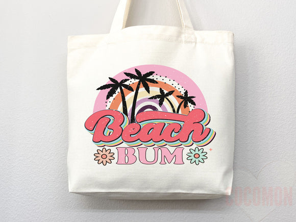 Beach Tote Bag Beach Bag Gift Bridesmaid Beach Summer Spring Tote Shopper Bag Eco Friendly Bag Reusable Grocery Tote Cute Tote School Bag