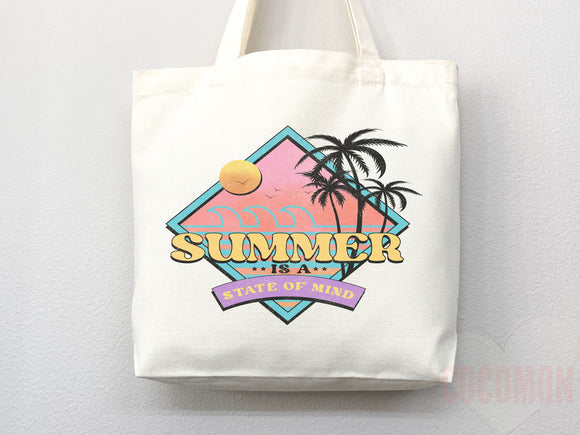 Beach Tote Bag Beach Bag Gift Bridesmaid Beach Summer Spring Tote Shopper Bag Eco Friendly Bag Reusable Grocery Tote Cute Tote School Bag