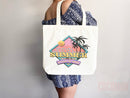 Beach Tote Bag Beach Bag Gift Bridesmaid Beach Summer Spring Tote Shopper Bag Eco Friendly Bag Reusable Grocery Tote Cute Tote School Bag