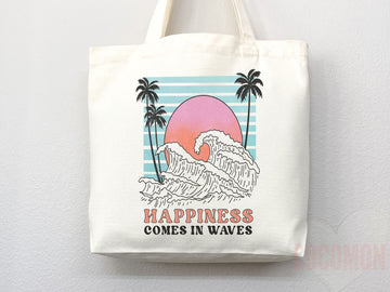 Beach Tote Bag Beach Bag Gift Bridesmaid Beach Summer Spring Tote Shopper Bag Eco Friendly Bag Reusable Grocery Tote Cute Tote School Bag