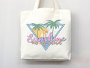 Beach Tote Bag Beach Bag Gift Bridesmaid Beach Summer Spring Tote Shopper Bag Eco Friendly Bag Reusable Grocery Tote Cute Tote School Bag