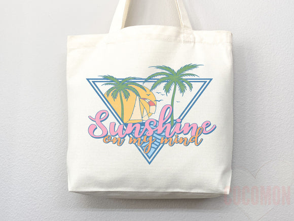Beach Tote Bag Beach Bag Gift Bridesmaid Beach Summer Spring Tote Shopper Bag Eco Friendly Bag Reusable Grocery Tote Cute Tote School Bag